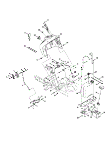 Dash & Fuel Tank parts for Craftsman Lawn Tractor 247.203753 / 2015 from AppliancePartsPros.com