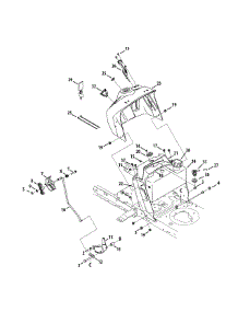Dash & Fuel Tank parts for Craftsman Lawn Tractor 247.203761 / 2015 from AppliancePartsPros.com