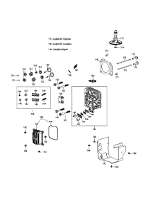 4P90hu Cylinder Head parts for Craftsman Lawn Tractor 247.203770 / 2014 from AppliancePartsPros.com