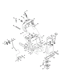 Dash & Fuel Tank parts for Craftsman Lawn Tractor 247.203770 / 2014 from AppliancePartsPros.com