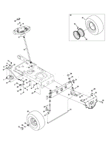 Steering & Front Axle parts for Craftsman Lawn Tractor 247.203770 / 2014 from AppliancePartsPros.com