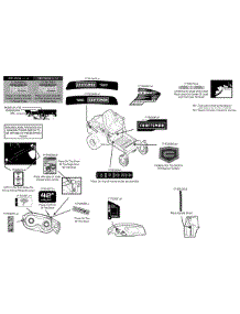 Label Map parts for Craftsman Z-Series 247.204111 / 2015 from AppliancePartsPros.com