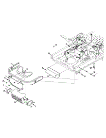 Frame & Bumper parts for Craftsman Z-Series 247.204122 / 2015 from AppliancePartsPros.com