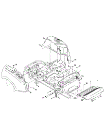 Fenders parts for Craftsman Z-Series 247.204150 / 2014 from AppliancePartsPros.com