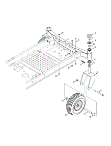 Front Axle parts for Craftsman Z-Series 247.204182 / 2015 from AppliancePartsPros.com