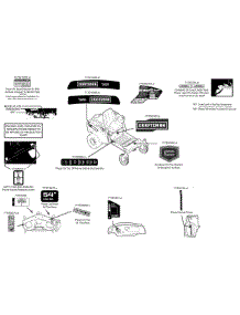 Label Map parts for Craftsman Z-Series 247.204191 / 2015 from AppliancePartsPros.com