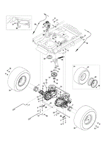Drive & Rear Wheels parts for Craftsman Z-Series 247.204201 / 2015 from AppliancePartsPros.com