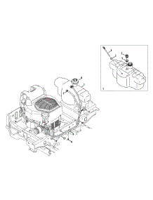 Fuel Tank parts for Craftsman Z-Series 247.204201 / 2015 from AppliancePartsPros.com