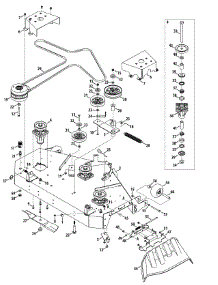 Mower Deck parts for Craftsman Z-Series 247.204201 / 2015 from AppliancePartsPros.com