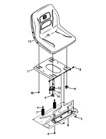 Seat Assembly parts for Craftsman Z-Series 247.204240 / 2015 from AppliancePartsPros.com