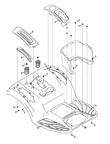 Fenders parts for Craftsman Lawn Tractor 247.204400 / 2015 from AppliancePartsPros.com