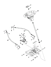 Steering parts for Craftsman Lawn Tractor 247.204420 / 2015 from AppliancePartsPros.com