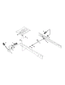 Brake Pedal parts for Craftsman Lawn Tractor 247.204440 / 2015 from AppliancePartsPros.com