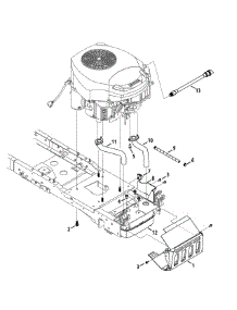 Engine Assembly parts for Craftsman Lawn Tractor 247.204440 / 2015 from AppliancePartsPros.com