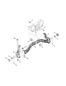Front Axle parts for Craftsman Lawn Tractor 247.204440 / 2015 from AppliancePartsPros.com