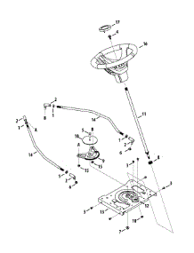 Steering parts for Craftsman Garden Tractor 247.204450 / 2015 from AppliancePartsPros.com