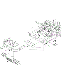Rear Frame & Bumper parts for Craftsman Z-Series 247.204460 / 2014 from AppliancePartsPros.com