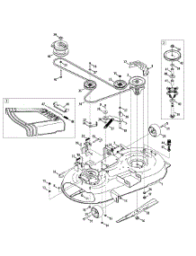 Mower Deck parts for Craftsman Z-Series 247.25001 / 2012 from AppliancePartsPros.com