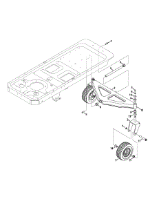 Front Axle parts for Craftsman Z-Series 247.25001 / 2013 from AppliancePartsPros.com