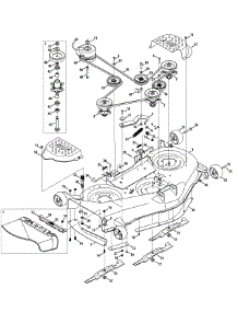 Mower Deck parts for Craftsman Z-Series 247.25002 / 2012 from AppliancePartsPros.com