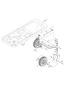 Pivot Axle parts for Craftsman Z-Series 247.25002 / 2013 from AppliancePartsPros.com