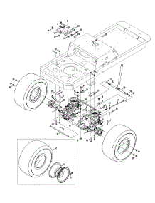 Drive & Rear Wheels parts for Craftsman Z-Series 247.25061 / 2013 from AppliancePartsPros.com