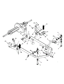 Deck Hanger Link parts for Craftsman Lawn Tractor 247.270170 / 1999 from AppliancePartsPros.com
