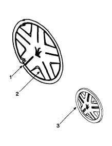 Hub Caps parts for Craftsman Lawn Tractor 247.270170 / 1999 from AppliancePartsPros.com