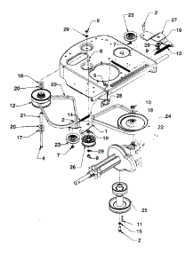 Variable Drive parts for Craftsman Lawn Tractor 247.270170 / 1999 from AppliancePartsPros.com