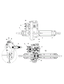 Differential Assembly parts for Craftsman Lawn Tractor 247.27020 / 2003 from AppliancePartsPros.com