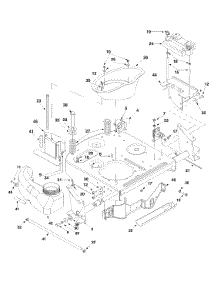 Frame Assembly parts for Craftsman Lawn Tractor 247.27020 / 2003 from AppliancePartsPros.com