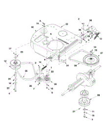Idler Bracket Assembly parts for Craftsman Lawn Tractor 247.27020 / 2003 from AppliancePartsPros.com