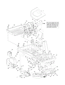 Seat & Frame Assembly parts for Craftsman Lawn Tractor 247.270250 / 2002 from AppliancePartsPros.com