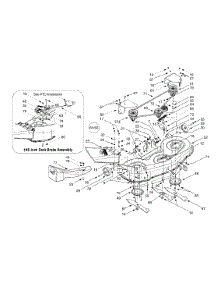 Deck Assembly H 46 Inch parts for Craftsman Lawn Tractor 247.27432 / 1999 from AppliancePartsPros.com