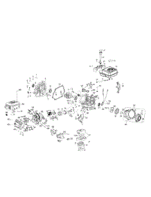 Engine Assembly parts for Craftsman Dethatchers & Verticutter 247.282820 / 2009 from AppliancePartsPros.com