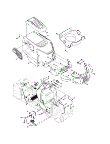 Hood & Dash parts for Craftsman Lawn Tractor 247.288800 / 2011 from AppliancePartsPros.com