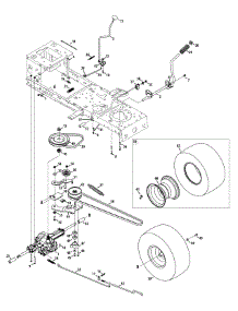 Transmission Drive Assembly parts for Craftsman Lawn Tractor 247.288812 / 2012 from AppliancePartsPros.com