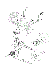 Transmission Drive Assembly parts for Craftsman Lawn Tractor 247.288820 / 2013 from AppliancePartsPros.com