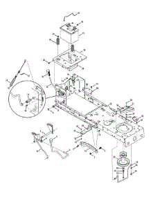 Frame, Battery & Pto parts for Craftsman Lawn Tractor 247.288831 / 2012 from AppliancePartsPros.com