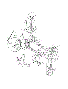Frame, Battery & Pto parts for Craftsman Lawn Tractor 247.288843 / 2013 from AppliancePartsPros.com
