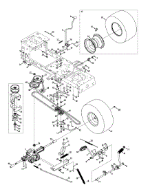 Transmission Drive Assembly parts for Craftsman Lawn Tractor 247.288853 / 2013 from AppliancePartsPros.com