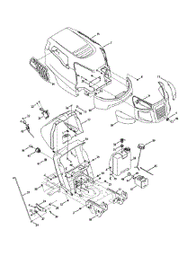 Hood & Grille parts for Craftsman Lawn Tractor 247.288860 / 2011 from AppliancePartsPros.com