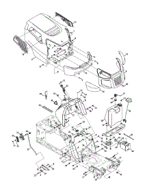 Hood & Dash parts for Craftsman Lawn Tractor 247.288862 / 2013 from AppliancePartsPros.com