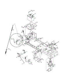 Frame & Pto parts for Craftsman Lawn Tractor 247.28889 / 2013 from AppliancePartsPros.com