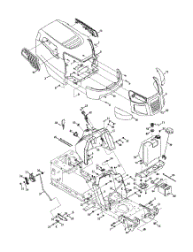 Hood & Grille parts for Craftsman Lawn Tractor 247.28889 / 2013 from AppliancePartsPros.com