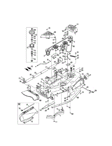 Mower Deck parts for Craftsman Garden Tractor 247.289841 / 2011 from AppliancePartsPros.com