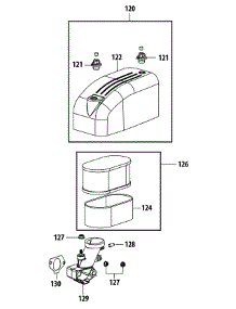 4P90jua Air Intake parts for Craftsman Lawn Tractor 247.290000 / 2013 from AppliancePartsPros.com