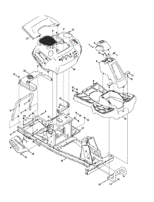 Frame & Fender parts for Craftsman Lawn Tractor 247.290000 / 2013 from AppliancePartsPros.com