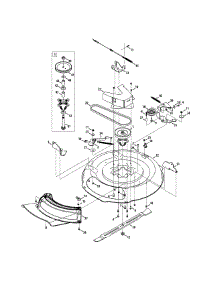 Mower Deck parts for Craftsman Lawn Tractor 247.290000 / 2013 from AppliancePartsPros.com