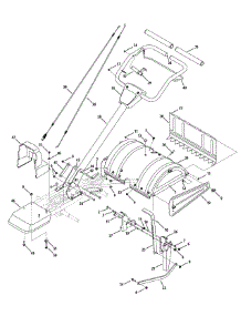 Handle & Tine Shield parts for Craftsman Tiller 247.29930 / 2010 from AppliancePartsPros.com